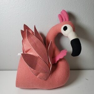 Target Brand‎ Pink Flamingo Plush Wall Art Cutesy Safari Nursery Decoration